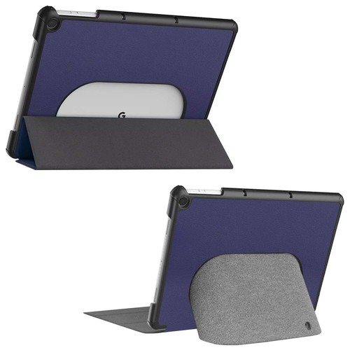 Housse Google Pixel Tablet Coque Etui veille auto + VERRE Trempé, Bleu Foncé - Photo 4 sur 5