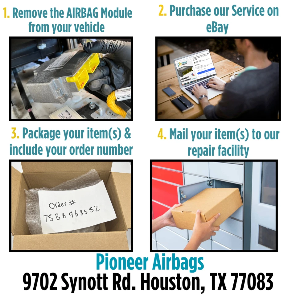 FOR All CHEVROLET SUBURBAN SRS RCM RESTRAINT MODULE OEM REPAIR CRASH CODE RESET! - Image 2 of 4