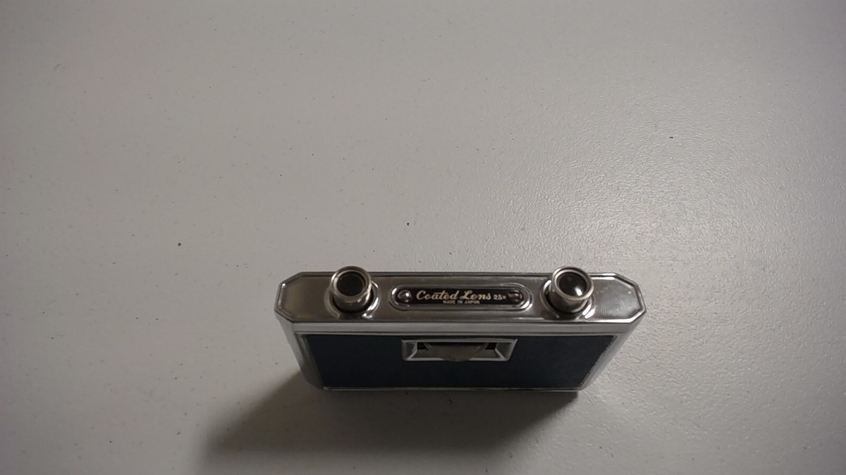 Vintage Butterfly Folding Opera Glasses Binoculars Coated Lens 2.5