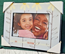 Sonoma 4x6 Grandparents Picture Frame Life Is Better w Grandkids Floral