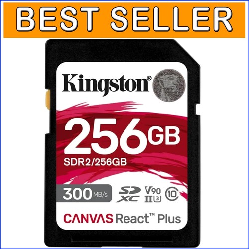 Durable 256GB SD Card with UHS-II 300MB/s for Rapid Photo and Video Shooting