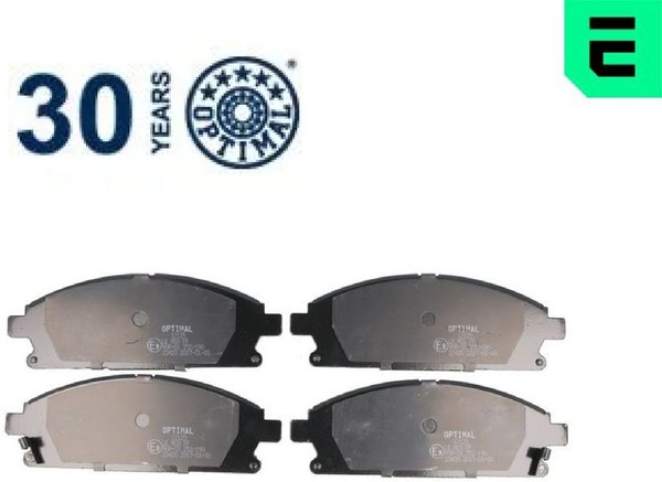 Optimal BP-12125 Bremsbelagsatz FüR Scheibenbremse Bremsbelagsatz-image