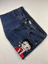 Rare Southpole Vintage Betty Boop Y2K Denim L...