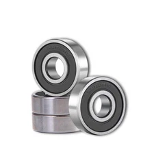 Double Rubber Sealed Ball Bearings 6202-2RS Miniature Deep Groove 4 Pack