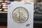 1946-P Walking Liberty Half Dollar BU.  Free Shipping