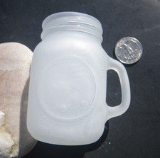 Sea Glass, Mini Mason Jar Cup