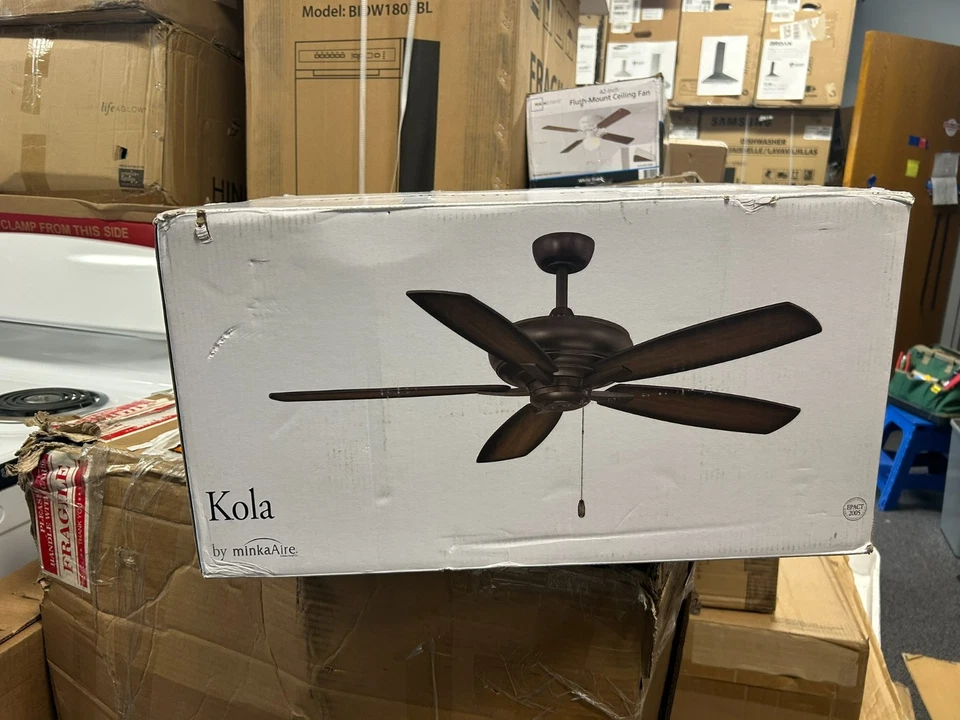 MinkaAire F688-WH Kola 52" 5 Blade Indoor Ceiling Fan, White - Image 2 of 4