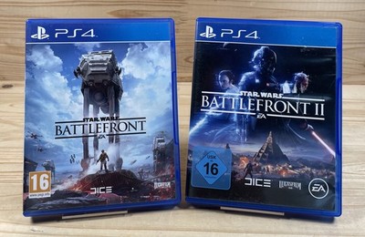 2x PS4 Spiel   Star Wars: Battlefront I + II - Teil 1+2 #B21