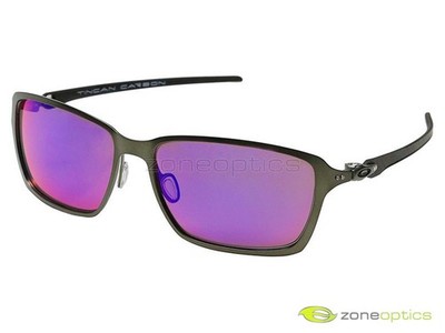 Oakley Tincan Carbon Polarized Sunglasses OO6017-03 Carbon/OO Red