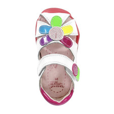 NEW Pediped Daisy White Leather Sandals EU 23, US 7, UK 6