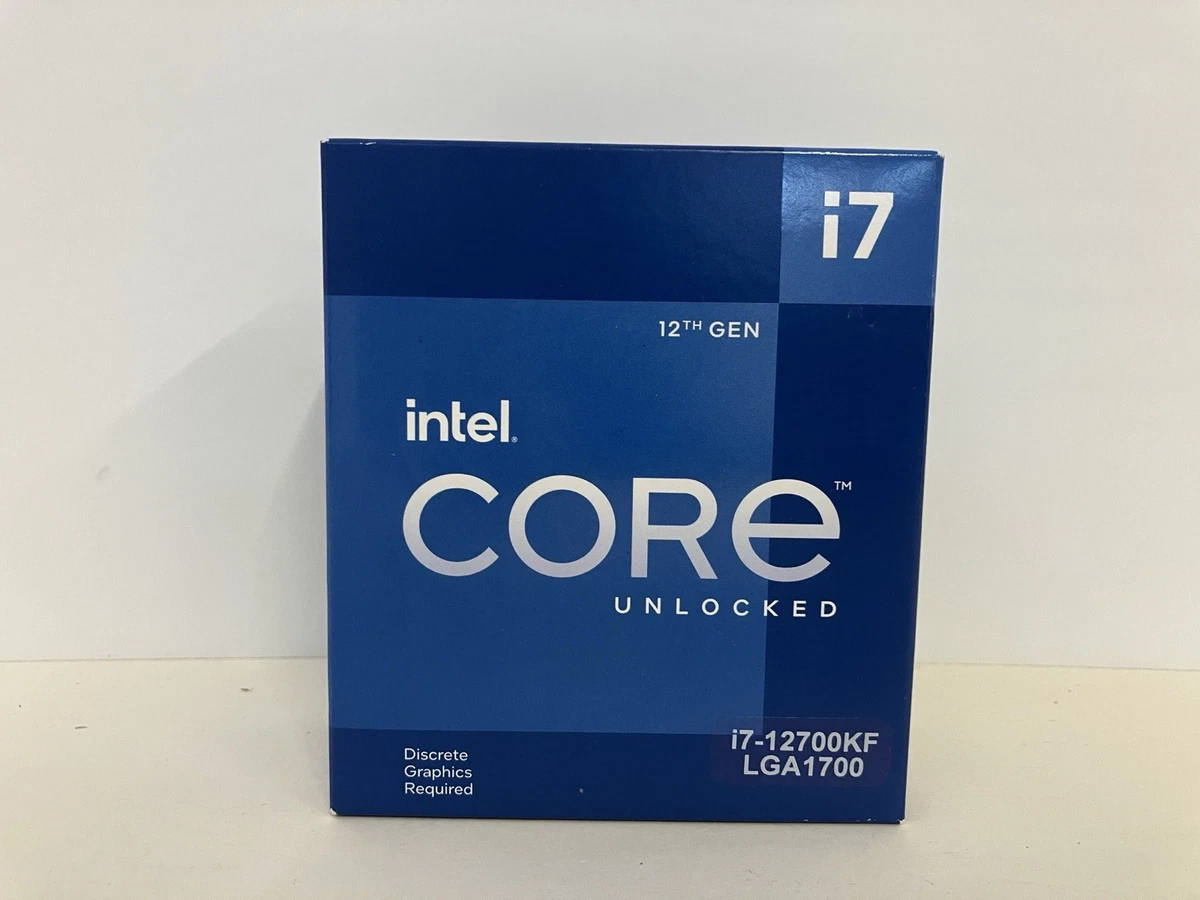 Intel Core i7-12700KF Processor (5 GHz, 12 Cores, FCLGA1700) Box
