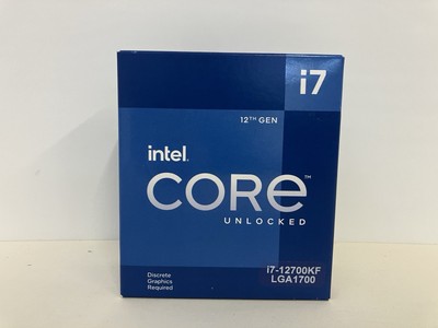 Intel Core i7-12700KF Processor (5 GHz, 12 Cores, FCLGA1700