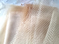 Job Lot  Biege and Nude Veiling for millinery hats and fascinators x 26.70metres