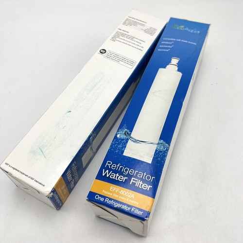 2 Pack Eco Aqua EFF-6002A Refrigerator Water Filters Replacements 6 Month Each - Picture 9 of 9