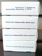 MTG Secret Lair x Hatsune Miku:3 seasons Set Non-Foil + Winter Diva Rainbow Foil