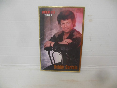BOBBY CURTOLA 5.5" X 8.5" Booklet ONLY 21 GREAT HITS VOL. VI