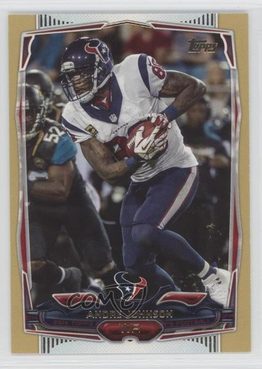 2014 Topps Gold 759/2014 Andre Johnson #97 HOF 0l2