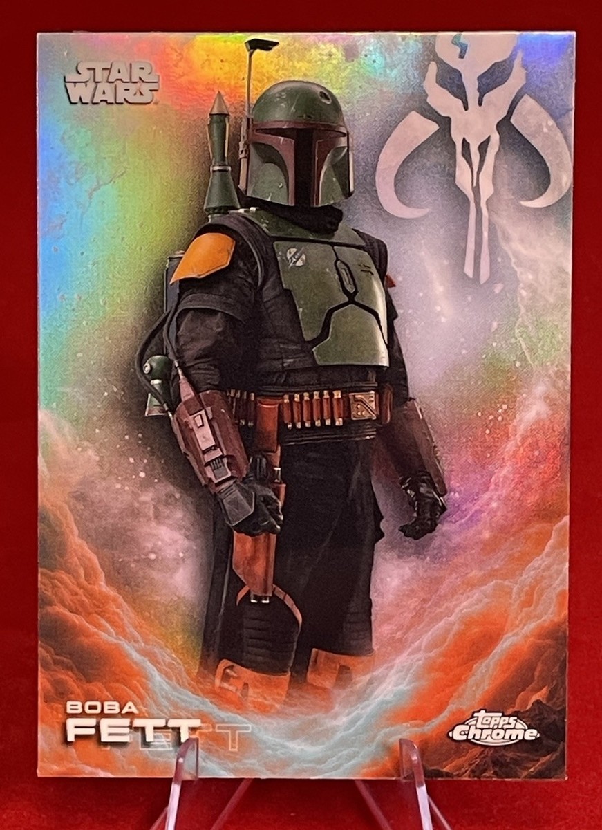 2025 Topps Chrome Star Wars BOBA FETT #CE-5 Refractor - Costco