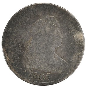 1805 Draped Bust Quarter AG details Silver 25c 