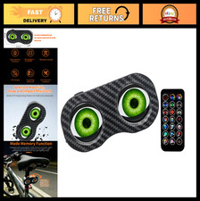 Waterproof LED Demon Eyes Bicycle Tail Light - 20 Modes, Remote Control, Smart 3