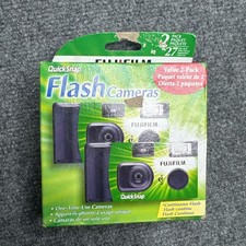 New 2-Pack Fujifilm QuickSnap Disposable Camera with Flash