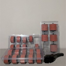 Huge Stampin Up Stampin Around Jumbo Roller Wheel Lot 15 Stamps Handle Tool