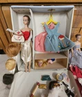 Vintage Mattel Barbie lot  2 Dolls And Clothes With Case