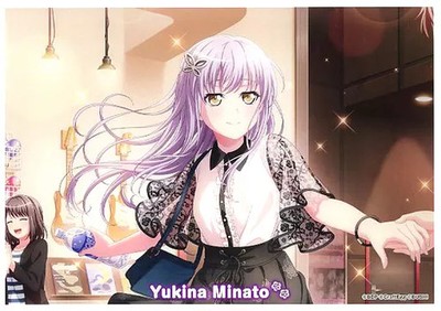 Roselia Yukina Minato Acryl Ständer Illustration Schautafel