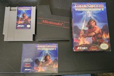 Ironsword: Wizards  Warriors II NES   Cartridge, Box  Manual Tested