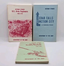 Department Of The Army Vietnam Studies Paperback Books - Cedar Falls, Engineers