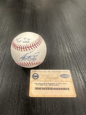 Ivan Nova Yankees Signed Inscribed Autographed OMLB Baseball Steiner COA