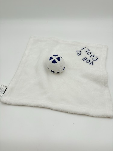 Star Wars Lovey Blanket R2 D2 Droid Robot Galaxys Edge YOU R 2 COOL White Blue - Picture 5 of 9