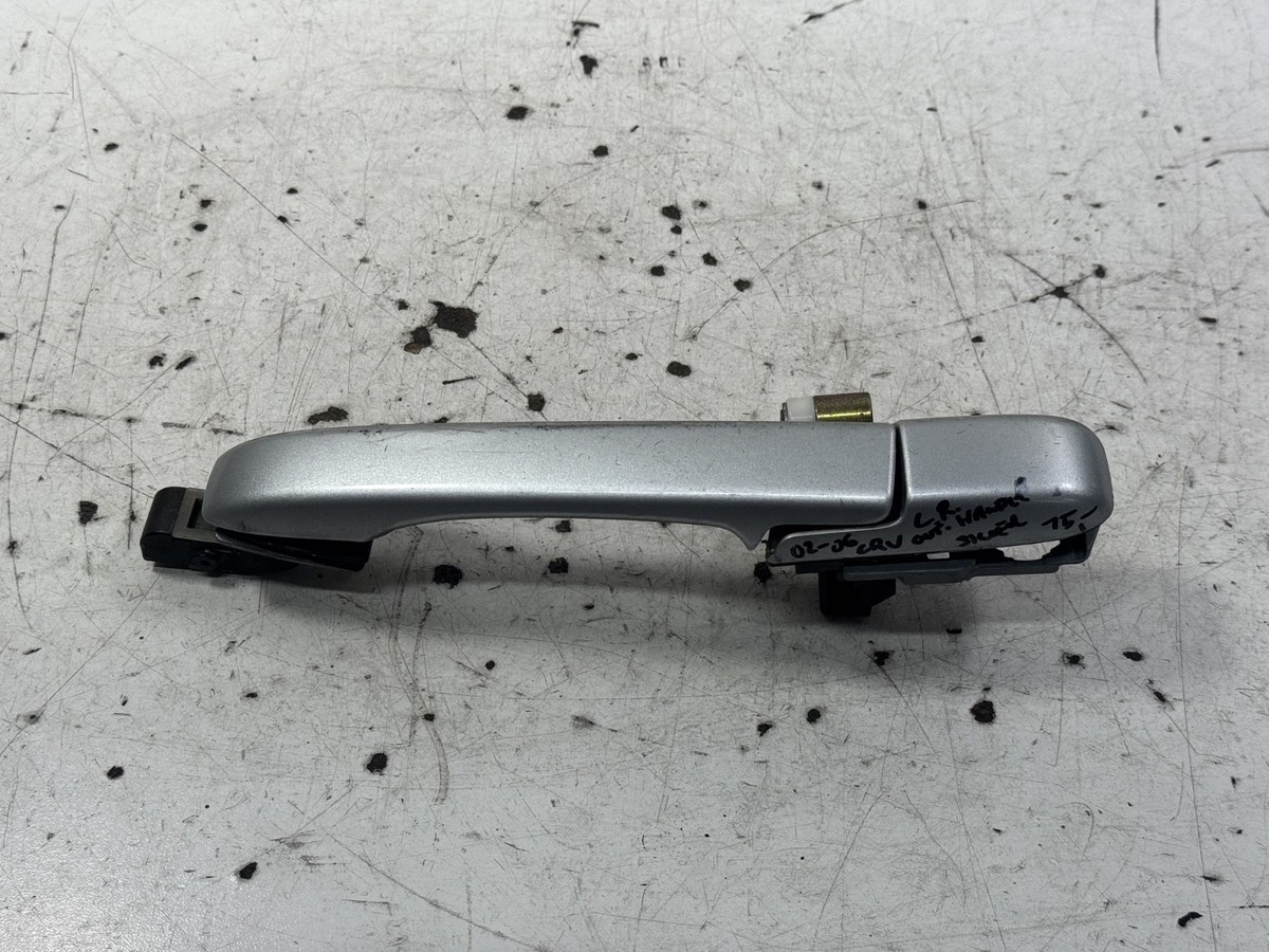 02-06 Honda CR-V Left Rear Outer Door Handle Silver OEM | eBay