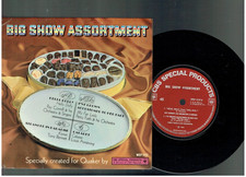 BIG SHOW ASSORTMENT EP LOUIS ARMSTRONG CABARET/TONY BENNETT STRANGER IN PARADISE
