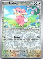 Audino Black Bolt 074/086 Common Pokemon Reverse Holo Near Mint Pokemon Card