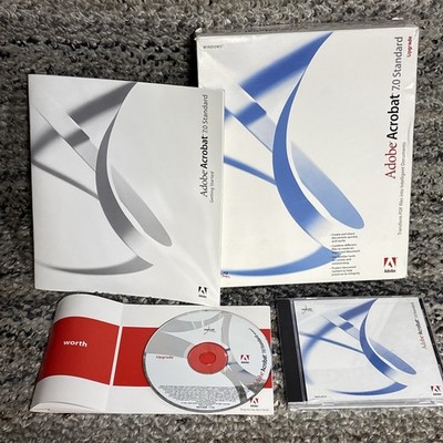 Adobe Acrobat 7.0 Standard '' UPGRADE '' CD - Windows w/ Serial Number