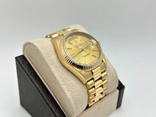 Rolex Day Date President 18038 36mm Champagne Dial Quickset 18K Yellow Gold 5