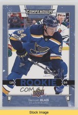 2017-18 Upper Deck Compendium Rookies Blue Samuel Blais #882 READ u0t