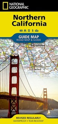 Northern California: State Guide Maps by National Geographic Maps SHEET MAP