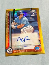 2025 Topps Pro Debut - Chrome Aaron Parker #PDC-21 Gold Refractor Auto /50 