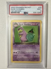 Pokémon PSA 9 1st Edition ROCKET DARK SLOWBRO #29