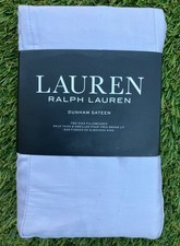 Ralph Lauren Dunham Cotton Sateen 2 KING Pillowcases Lavender Hyacinth 300TC NEW