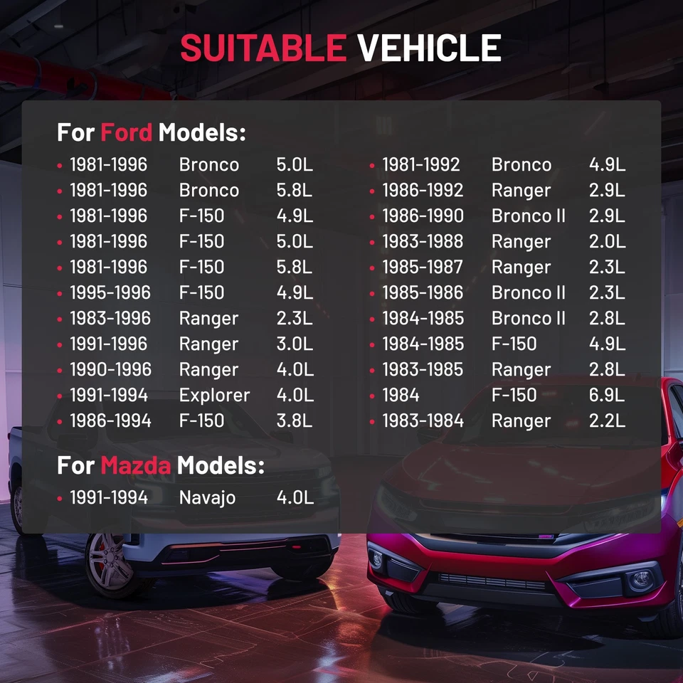 2" inch Front Leveling Lift Kit for Ford Bronco II 1985-1986 2.3L l4 Foto 2 de 4