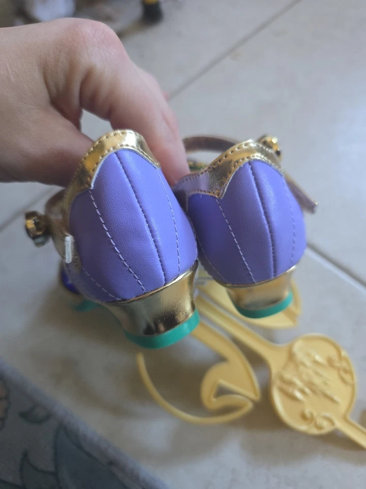 Ariel Disney Signature Shoes Heels Girls Us Size 7/8 New Disney Princess - Image 4 of 4