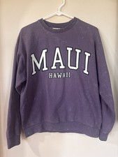 Maui Hawaii Purple Crewneck US Vintage Size Small