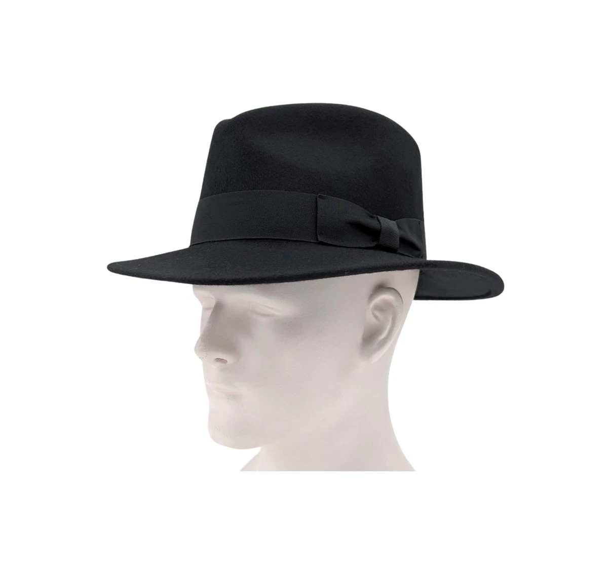 Sombrero Fedora 100% Lana Fieltro Aplastable Sombrero Fedora Reino Unido Indiana Jones Estilo