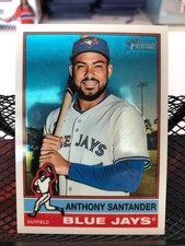 ANTHONY SANTANDER 2025 TOPPS HERITAGE SP CHROME #703 TORONTO BLUE JAYS