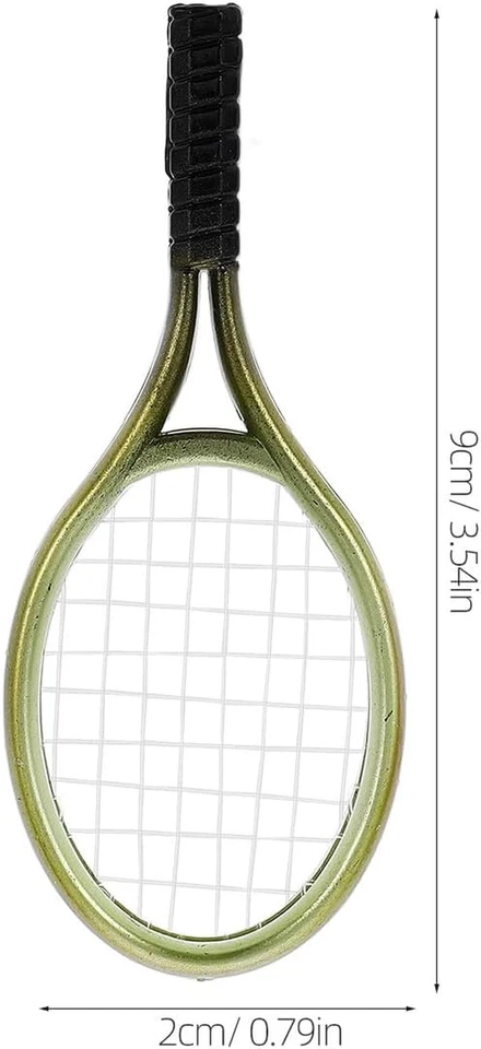 Set Di 3 Decorazioni in Miniatura per La Casa Delle Bambole, Mini Palline Da Ten - Immagine 2 di 4