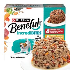 Purina Beneful Small Breed Wet Dog Food Variety Pack, 1.13 Pound Pack of 2 