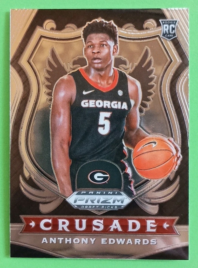 2020-21 Panini Prizm Crusade Silver Draft Picks - Anthony Edwards #81 (RC)